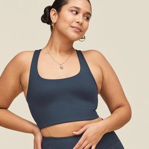 Girlfriend Collective Midnight Paloma Bra Large